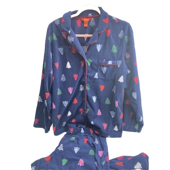 fleece pj pyjamas set large womens - Picture 3 of 10